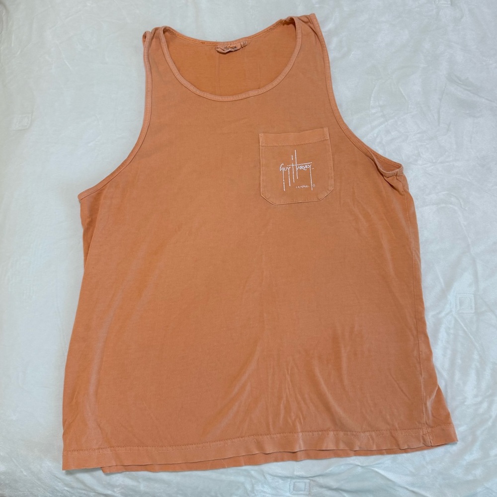 Guy Harvey Vintage Orange Tank Top